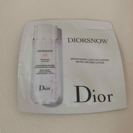 スノー ライト エッセンス ローション (薬用化粧水) (医薬部外品)/Dior/化粧水を使ったクチコミ(1枚目)