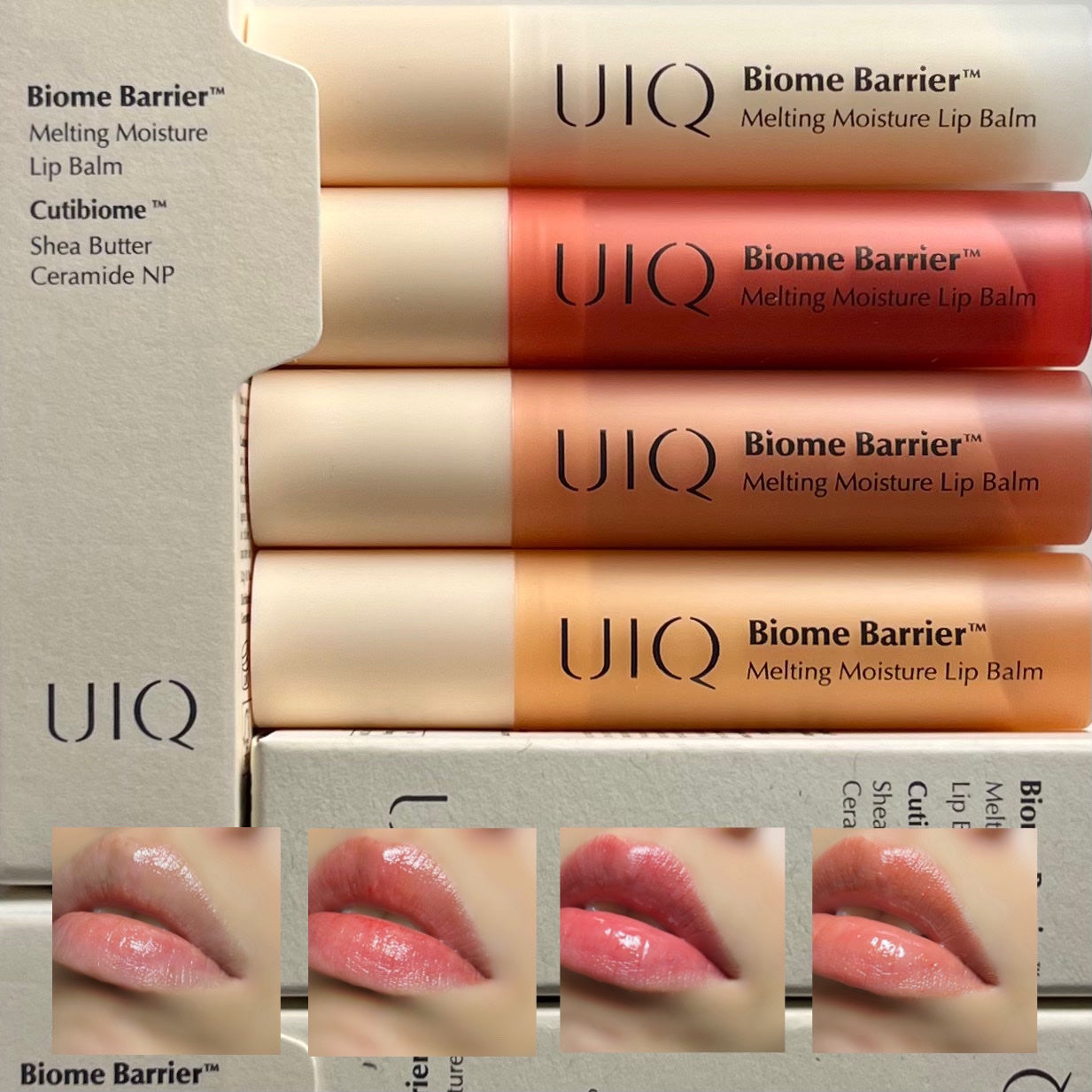 バイオームバリアメルティングモイスチャーリップバーム/UIQ/リップバームを使ったクチコミ(1枚目)
