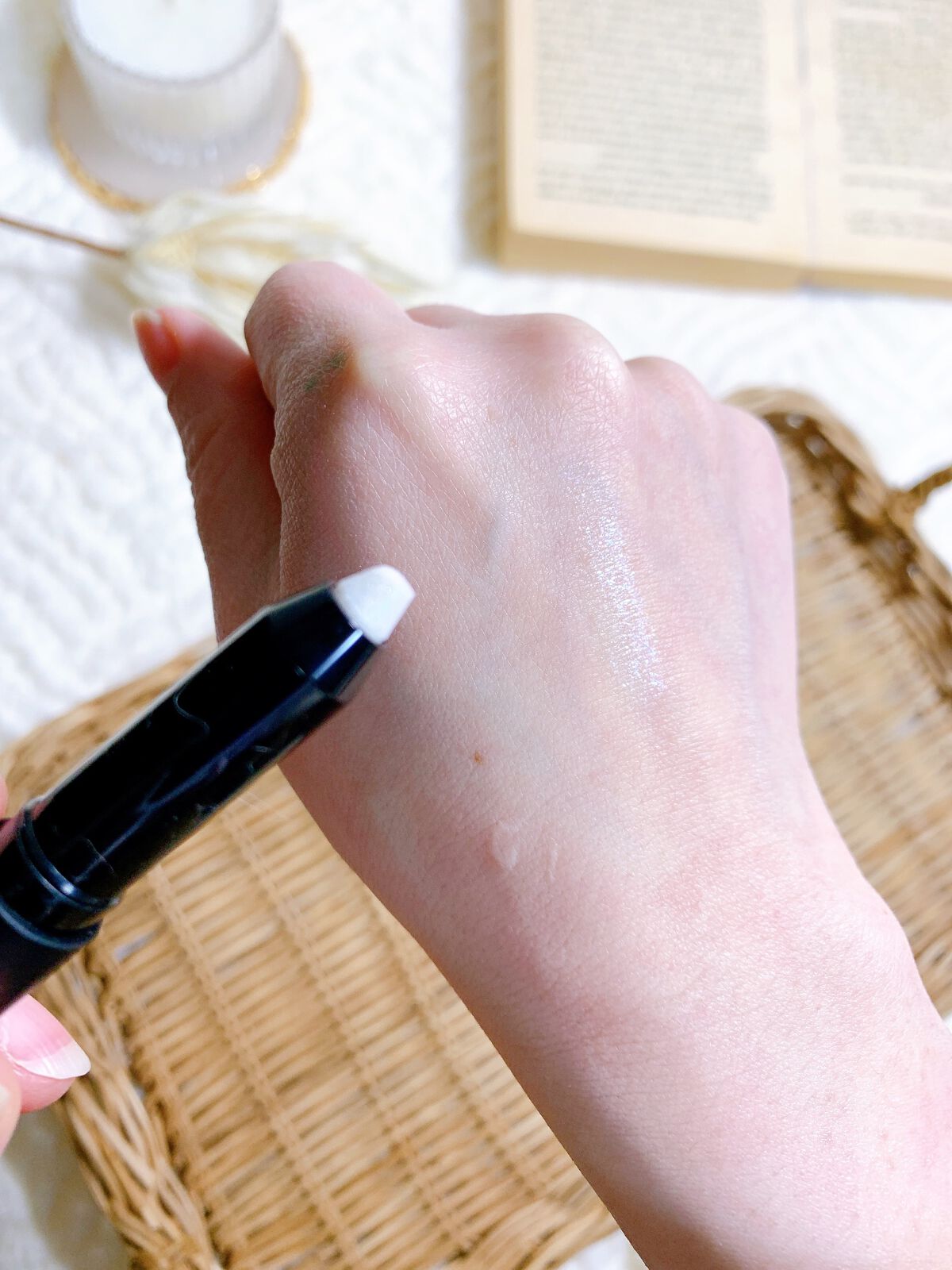 エーメイク グリッタースティック/A/mAke/グリッターを使ったクチコミ（2枚目）