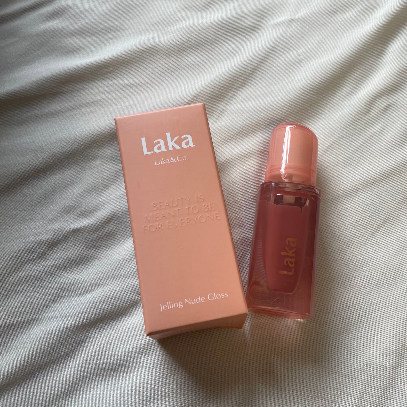 ジェリーイングヌードグロス/Laka/リップグロスを使ったクチコミ(2枚目)