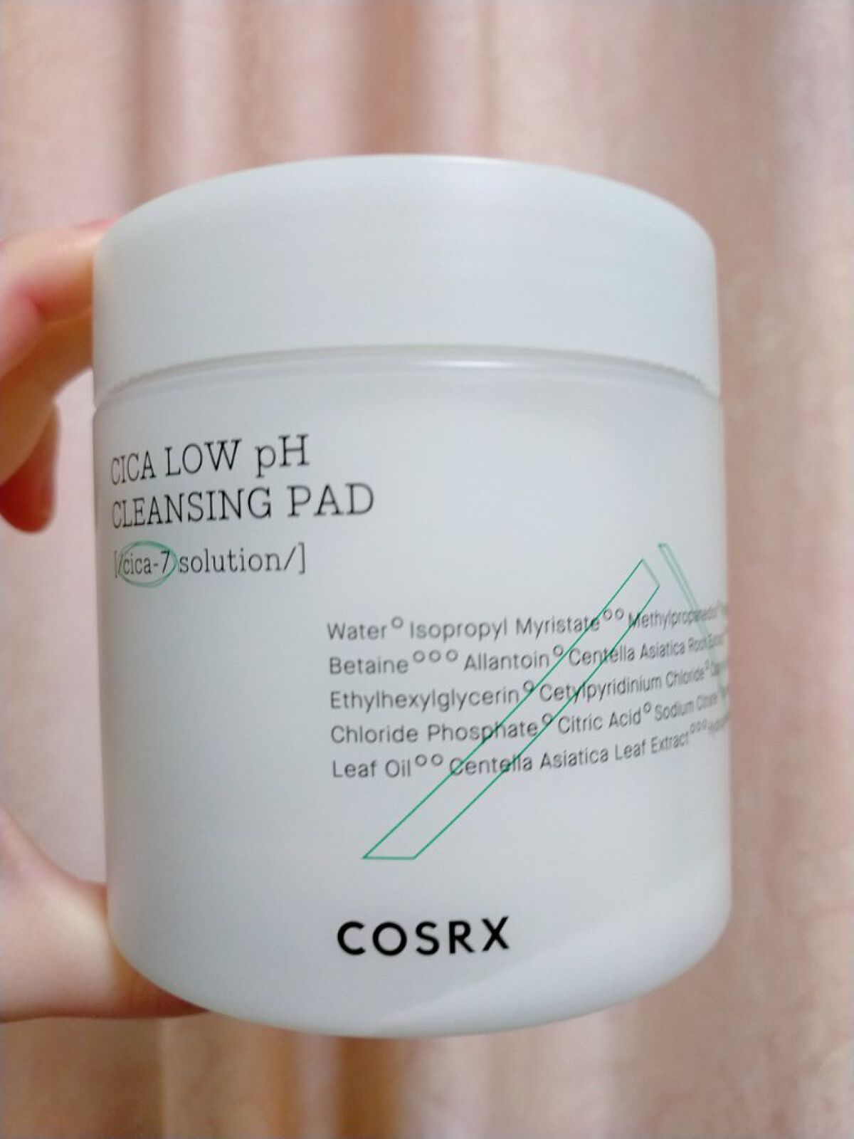 ピュアフィットシカ弱酸性クレンジングパッド 　/COSRX/クレンジングシートを使ったクチコミ（1枚目）