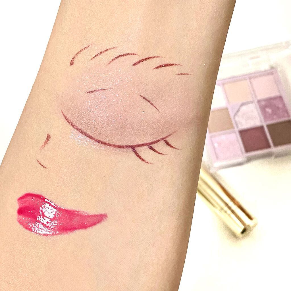 グリッターペディアアイパレット/unleashia/アイシャドウパレットを使ったクチコミ（2枚目）