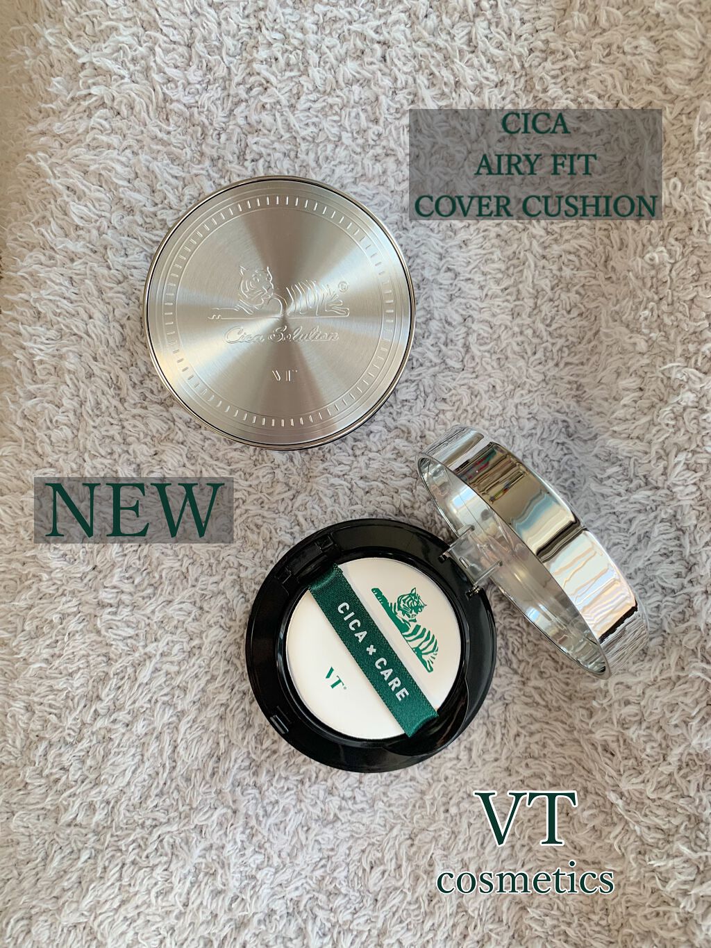 CICA エアリーフィットカバークッション/VT/クッションファンデーションを使ったクチコミ（1枚目）