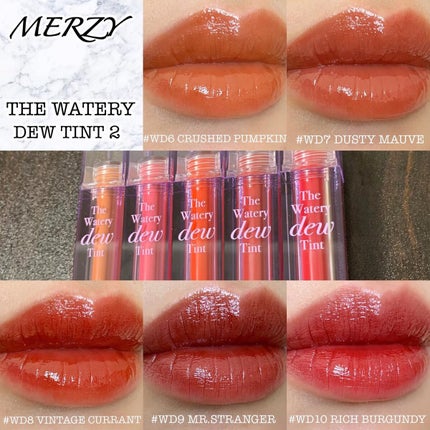 ザ ウォータリーデューティント/MERZY/リップティントを使ったクチコミ(1枚目)