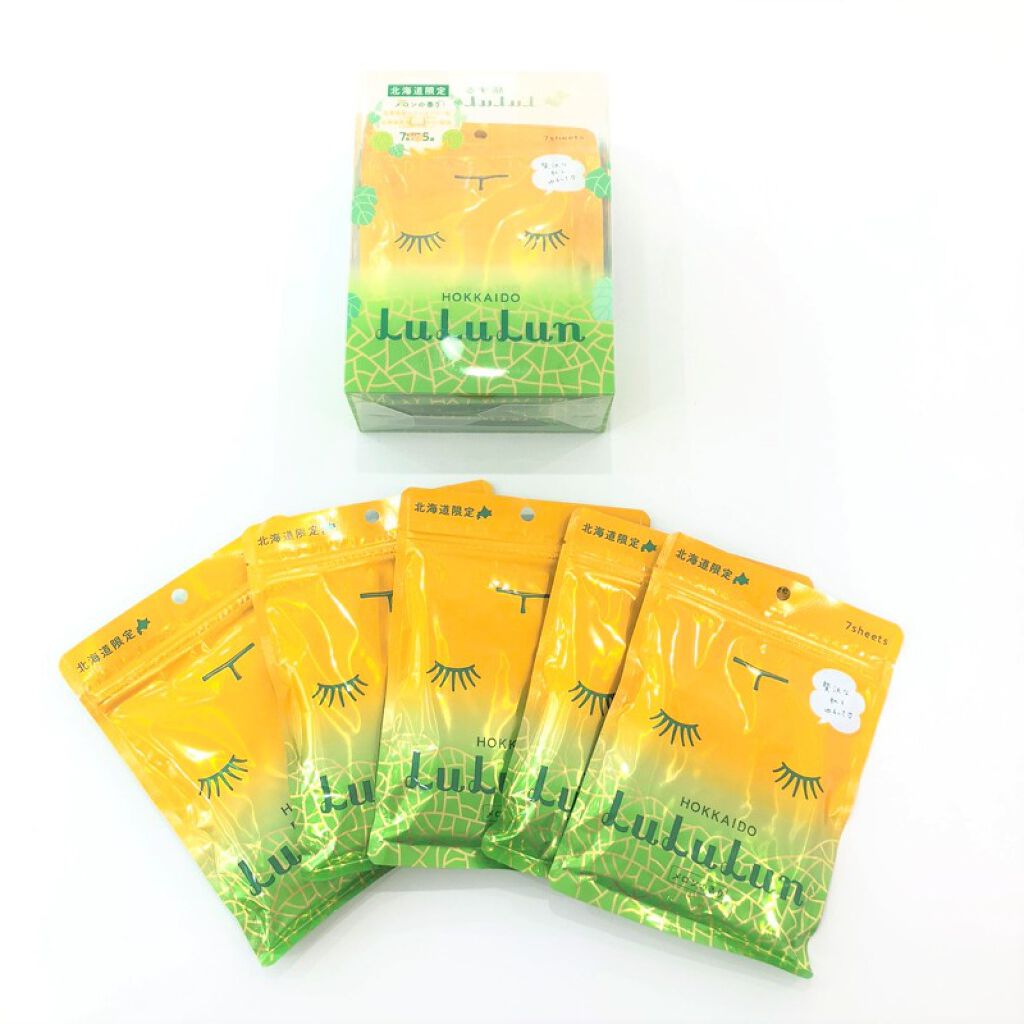 北海道ルルルン(メロンの香り)/ルルルン/シートマスク・パックを使ったクチコミ(1枚目)
