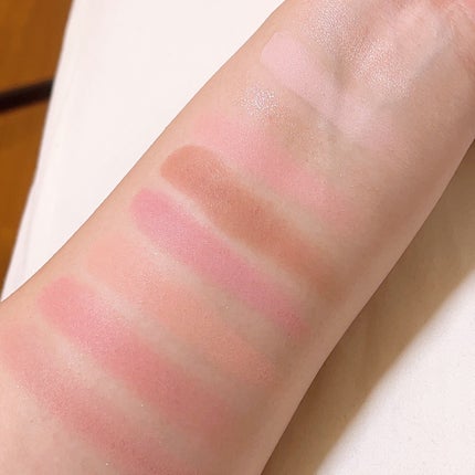 マイフェイブムードアイパレット 9カラー 03 ピンクオロジー(PINKOLOGY)/HOLIKA HOLIKA/アイシャドウパレットを使ったクチコミ(2枚目)