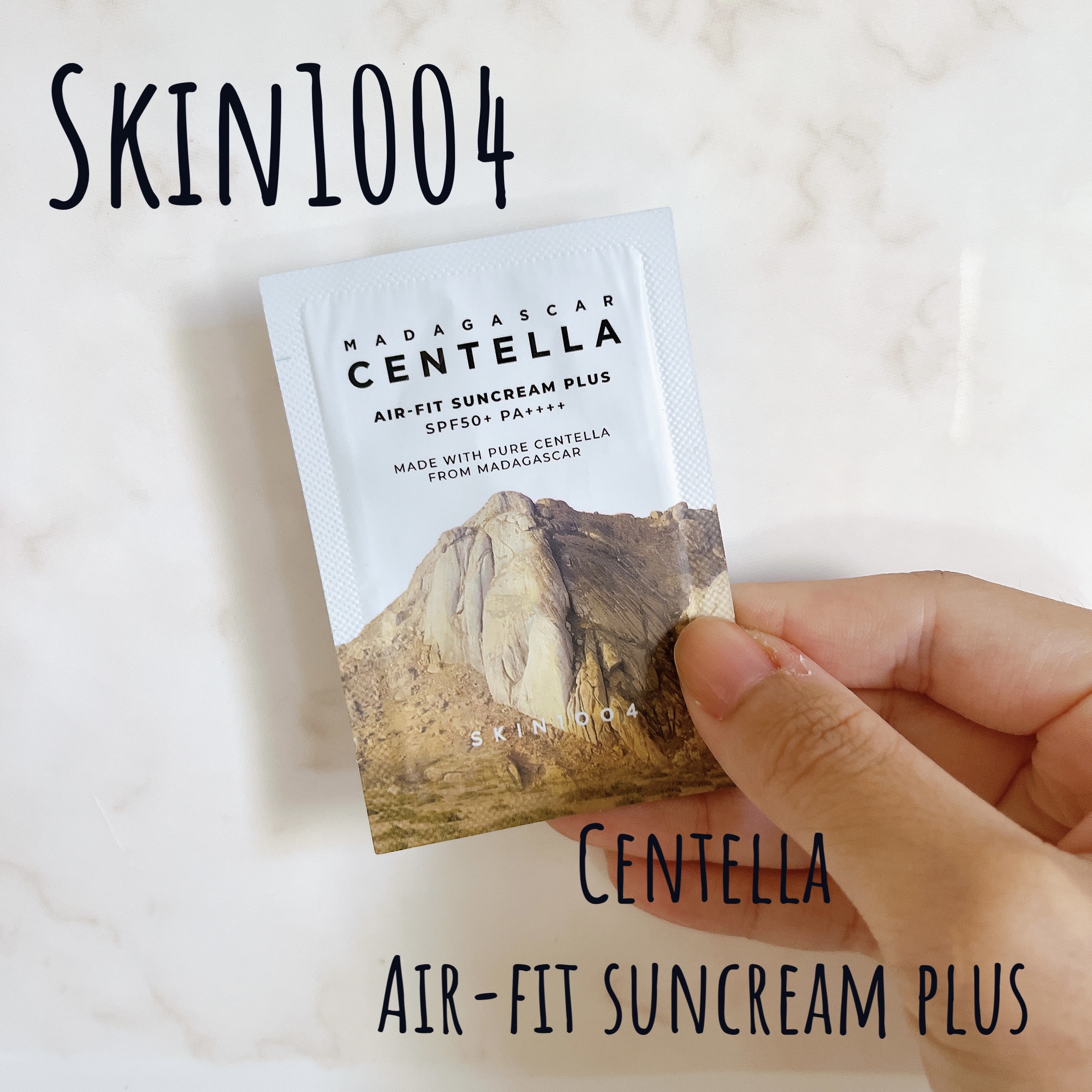 センテラ エアフィット サンクリーム プラス /SKIN1004/日焼け止めクリームを使ったクチコミ（1枚目）