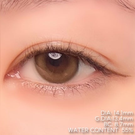 レヴィアブルーライトバリアワンデー/ReVIA/ワンデー(1DAY)カラコンを使ったクチコミ(5枚目)