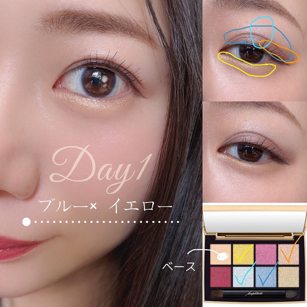 アイカラーパレット リミテッドコレクションa/Amplitude/アイシャドウパレットを使ったクチコミ（2枚目）