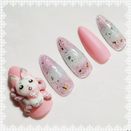 ハードトップジェル/LULUGEL/ジェルネイルを使ったクチコミ(2枚目)