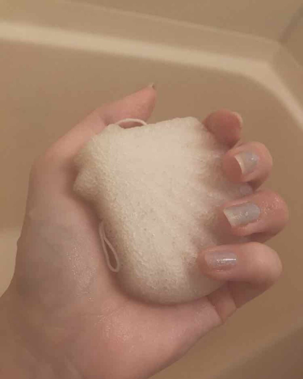 こんにゃくパフスポンジ/キャンドゥ/その他スキンケアグッズを使ったクチコミ(3枚目)