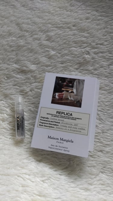 MAISON MARTIN MARGIELA PARFUMS レプリカ オードトワレ コーヒー ブレイクのクチコミ「MAISON MARTIN MARGIELA PARFUMS　レプリカ オードトワレ コーヒー.....」（1枚目）