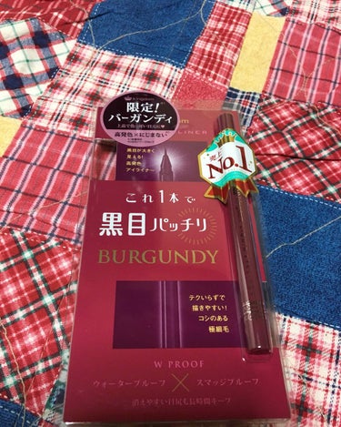 キングダム リキッドアイライナーS バーガンディー
値段1200円(税抜)


秋に向けてバーガンディーカラーのアイライナーを探していたときに見つけて早速買いました！限定ということでしたが色々なお店に売