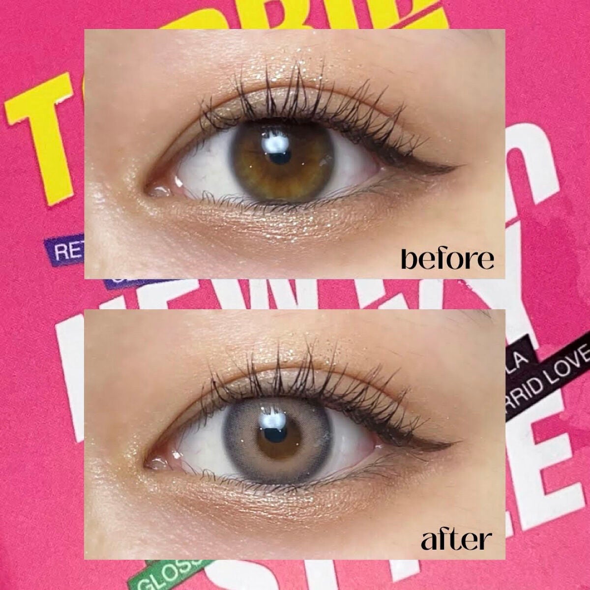 トリッドラブベージュマンスリー (TORRID LOVE BEIGE monthly)/OLOLA/1ヶ月(1MONTH)カラコンを使ったクチコミ(1枚目)