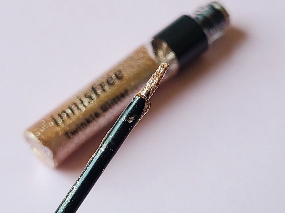 トゥインクル グリッター/innisfree/リキッドアイライナーを使ったクチコミ(3枚目)