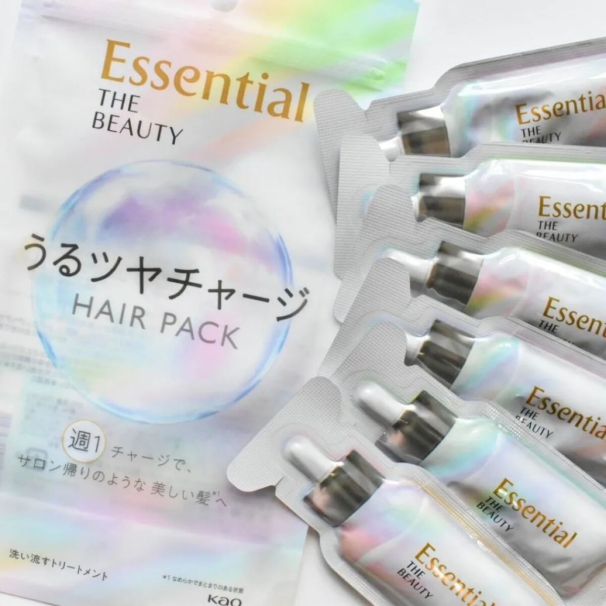 ザビューティ うるツヤチャージヘアパック/エッセンシャル/ヘアマスク・ヘアパックを使ったクチコミ（1枚目）