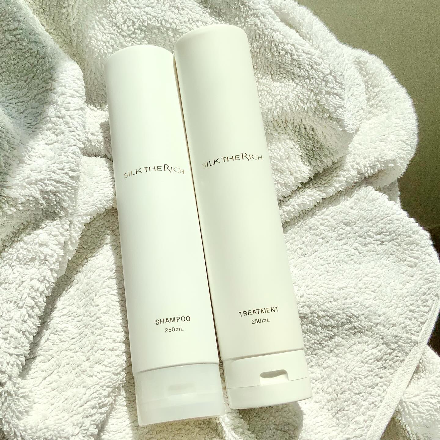 SILK THE RICH モイスト&リペア シャンプー・トリートメント/SILK THE RICH/市販シャンプーを使ったクチコミ（1枚目）