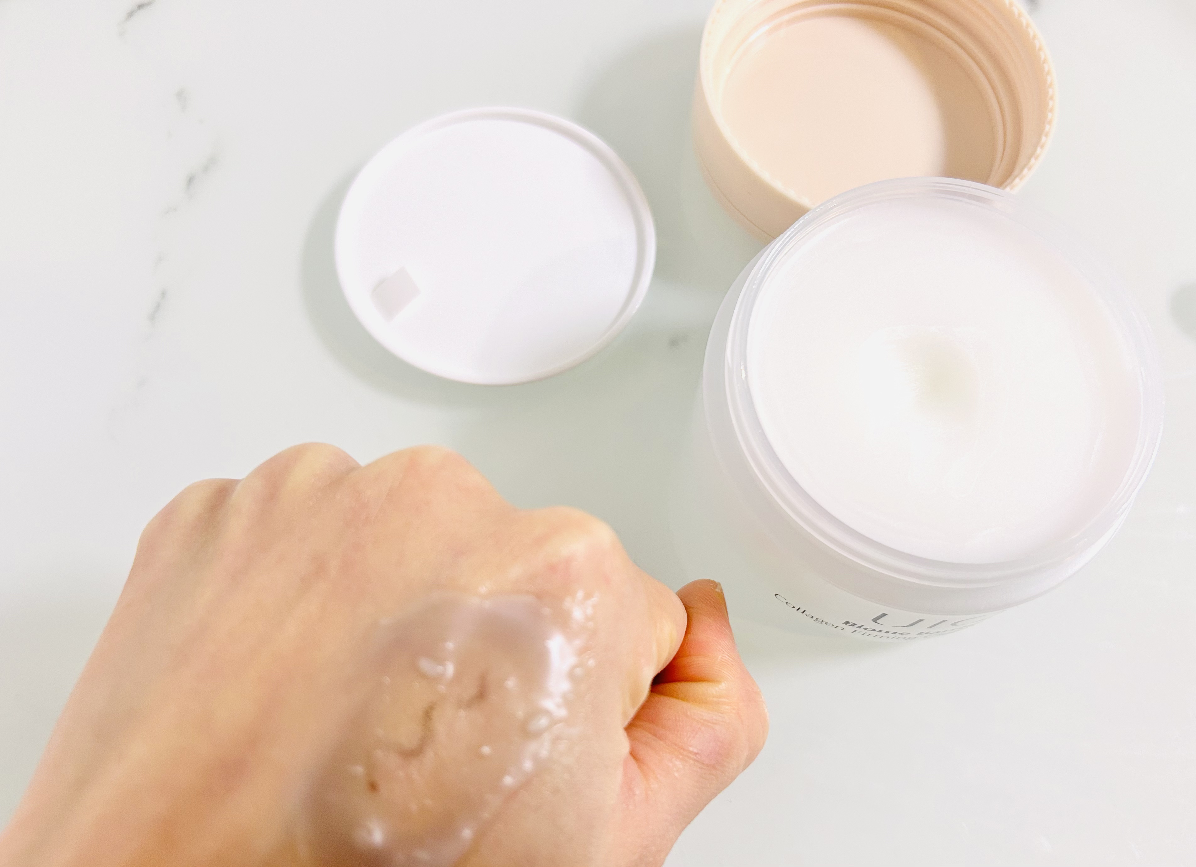 バイオームバリアコラーゲンファーミングクレンジングバーム/UIQ/クレンジングバームを使ったクチコミ（3枚目）