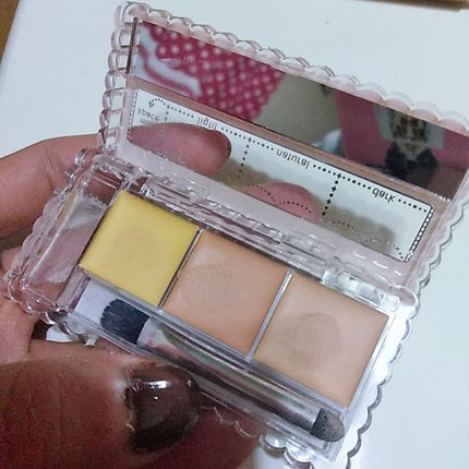 カラーミキシングコンシーラー/キャンメイク/パレットコンシーラーを使ったクチコミ(4枚目)