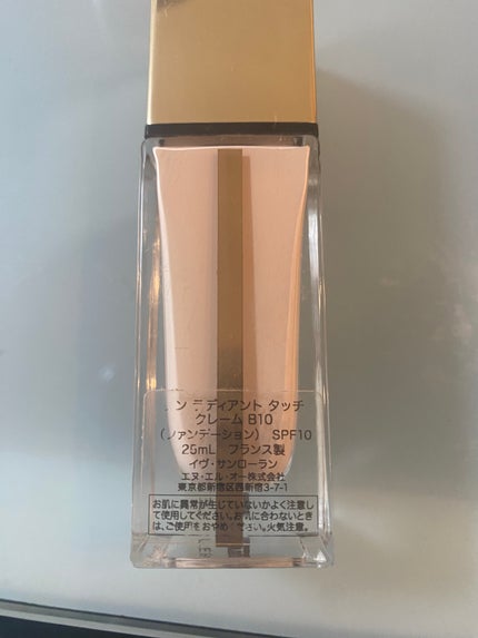 タン ラディアント タッチ クレーム/YVES SAINT LAURENT BEAUTE/リキッドファンデーションを使ったクチコミ(2枚目)