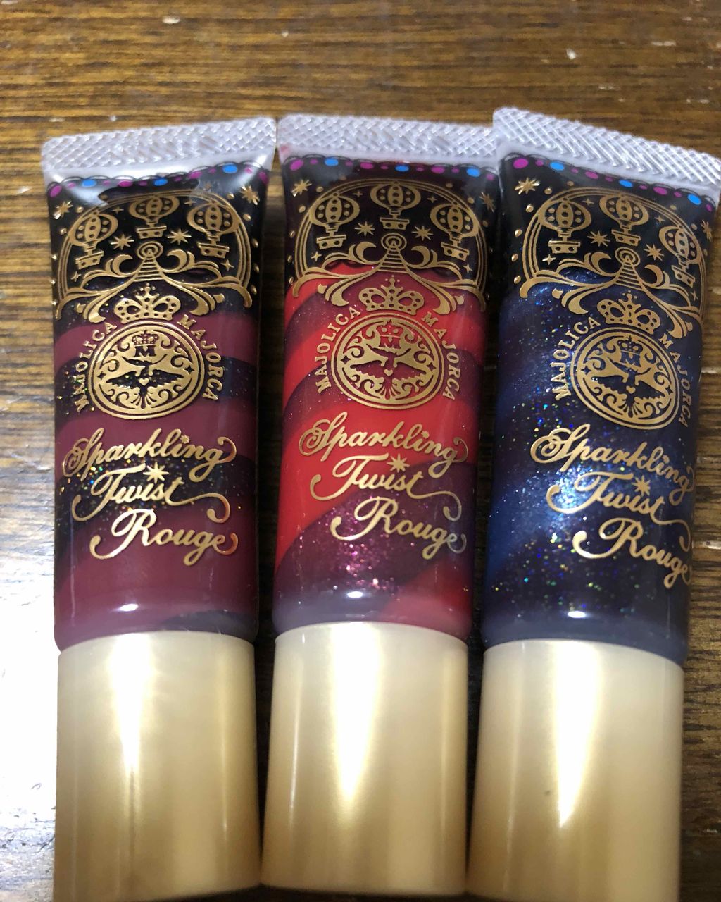 スパークリングツイストルージュ/MAJOLICA MAJORCA/リップグロスを使ったクチコミ(2枚目)