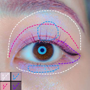アイカラーレーション/LUNASOL/パウダーアイシャドウを使ったクチコミ（2枚目）