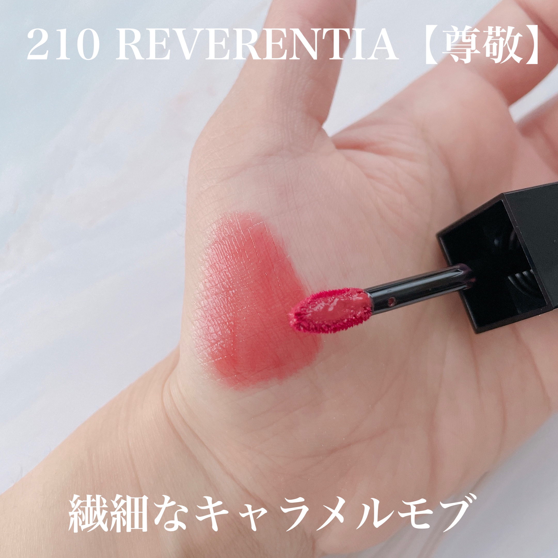 ブラーグロイリップティント 209 フィデス/Dinto/リップティントを使ったクチコミ（3枚目）