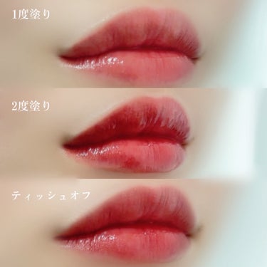 Melty flower lip tint 03 さくらミルク /haomii/口紅を使ったクチコミ（3枚目）
