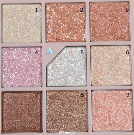 グリッターペディアアイパレット/unleashia/アイシャドウパレットを使ったクチコミ(4枚目)