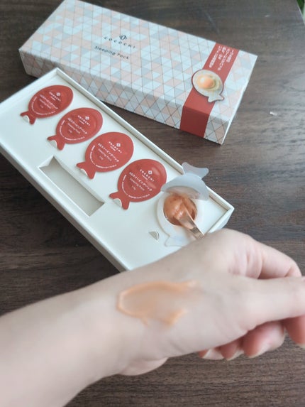 ココチ AG スリーピングパック N/COCOCHI/フェイスクリームを使ったクチコミ(3枚目)