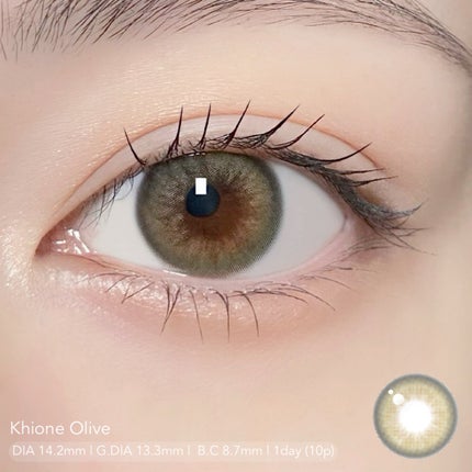 khione 1day/Gemhour lens/ワンデー(1DAY)カラコンを使ったクチコミ(5枚目)