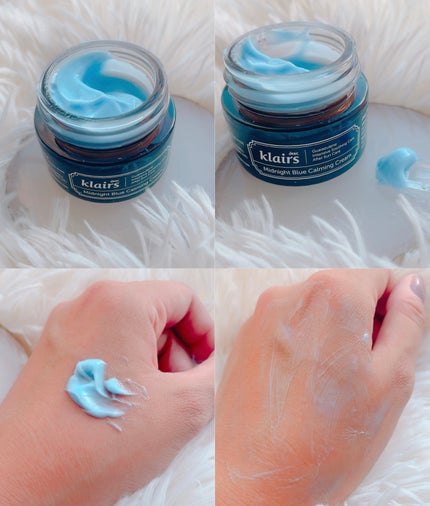 ミッドナイトブルーカーミングクリーム/Klairs/フェイスクリームを使ったクチコミ(2枚目)