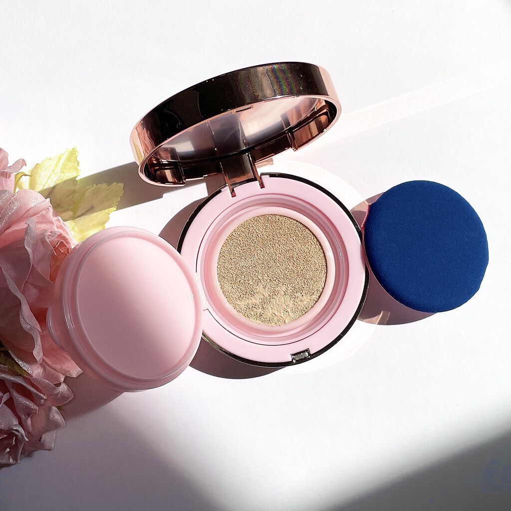 ピンクティーツリーカバークッション/APLIN/クッションファンデーションを使ったクチコミ（2枚目）