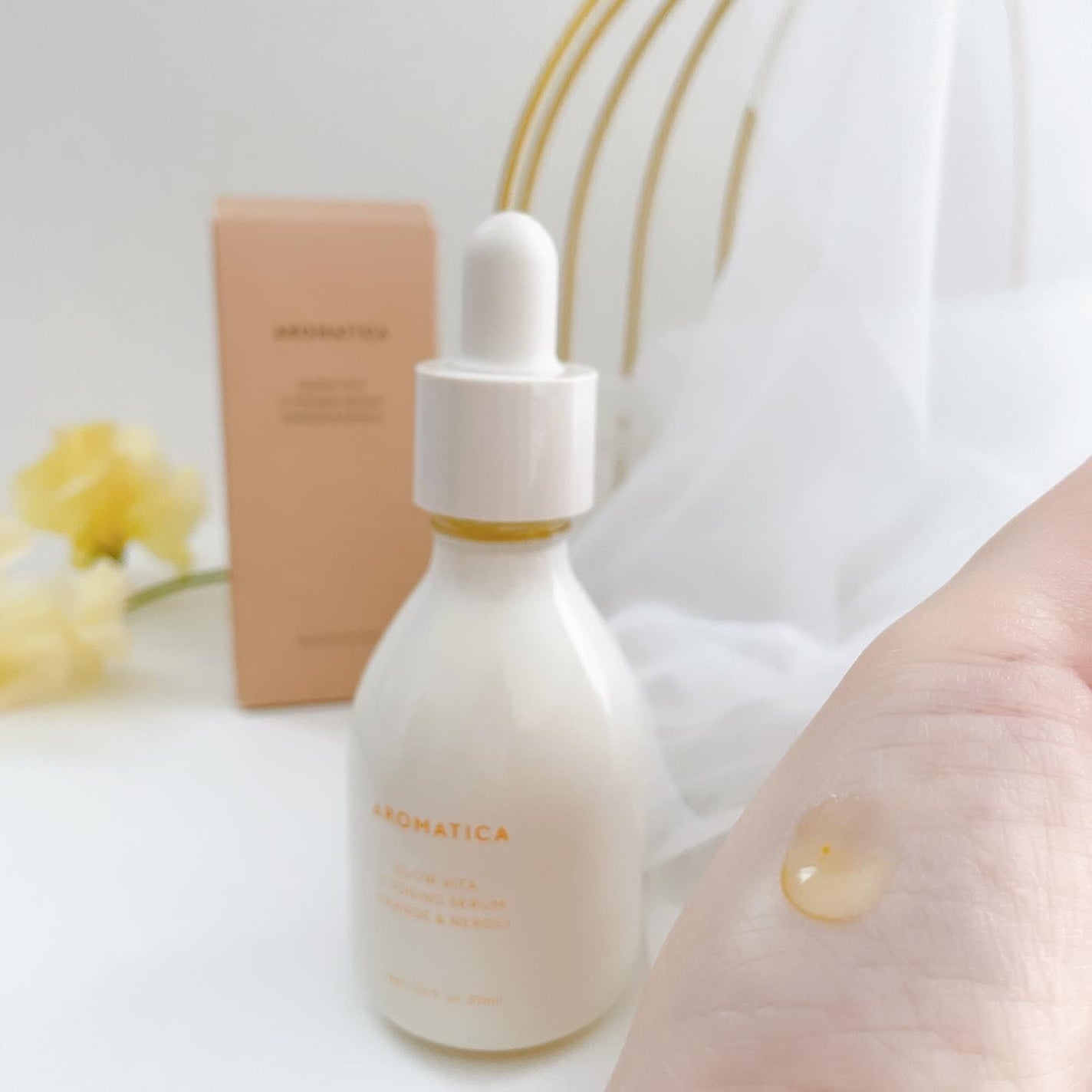 グロービタCトーニングセラム/AROMATICA/美容液を使ったクチコミ(3枚目)