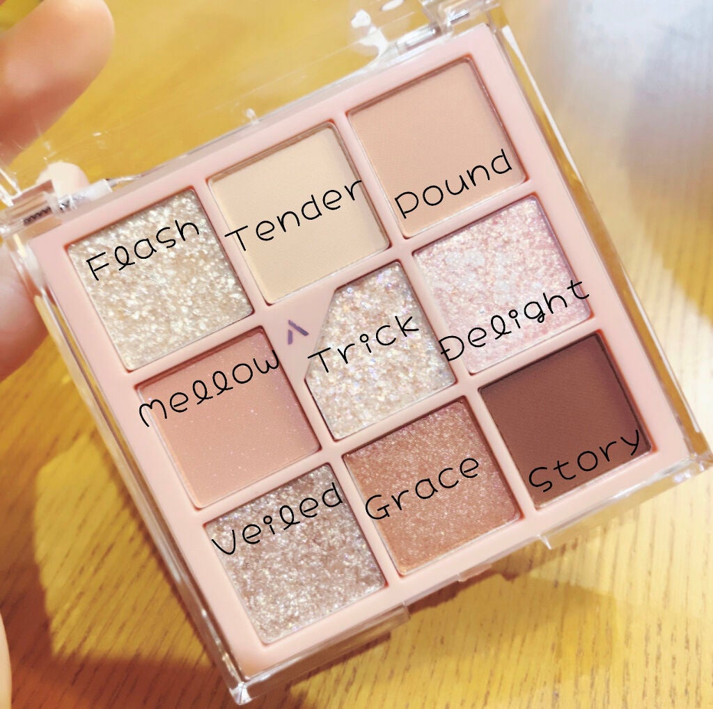 グリッターペディアアイパレット/unleashia/アイシャドウパレットを使ったクチコミ(2枚目)