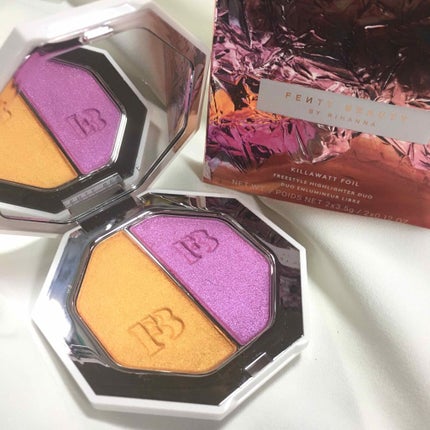 KILLAWATT FREESTYLE HIGHLIGHTER DUO/FENTY BEAUTY BY RIHANNA/パウダーハイライトを使ったクチコミ(1枚目)
