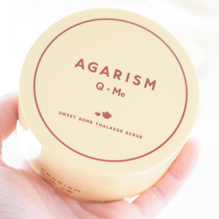 Q+Me スウィートボムタラソスクラブレモンティーの香り/AGARISM/バスト・ヒップケアを使ったクチコミ(2枚目)