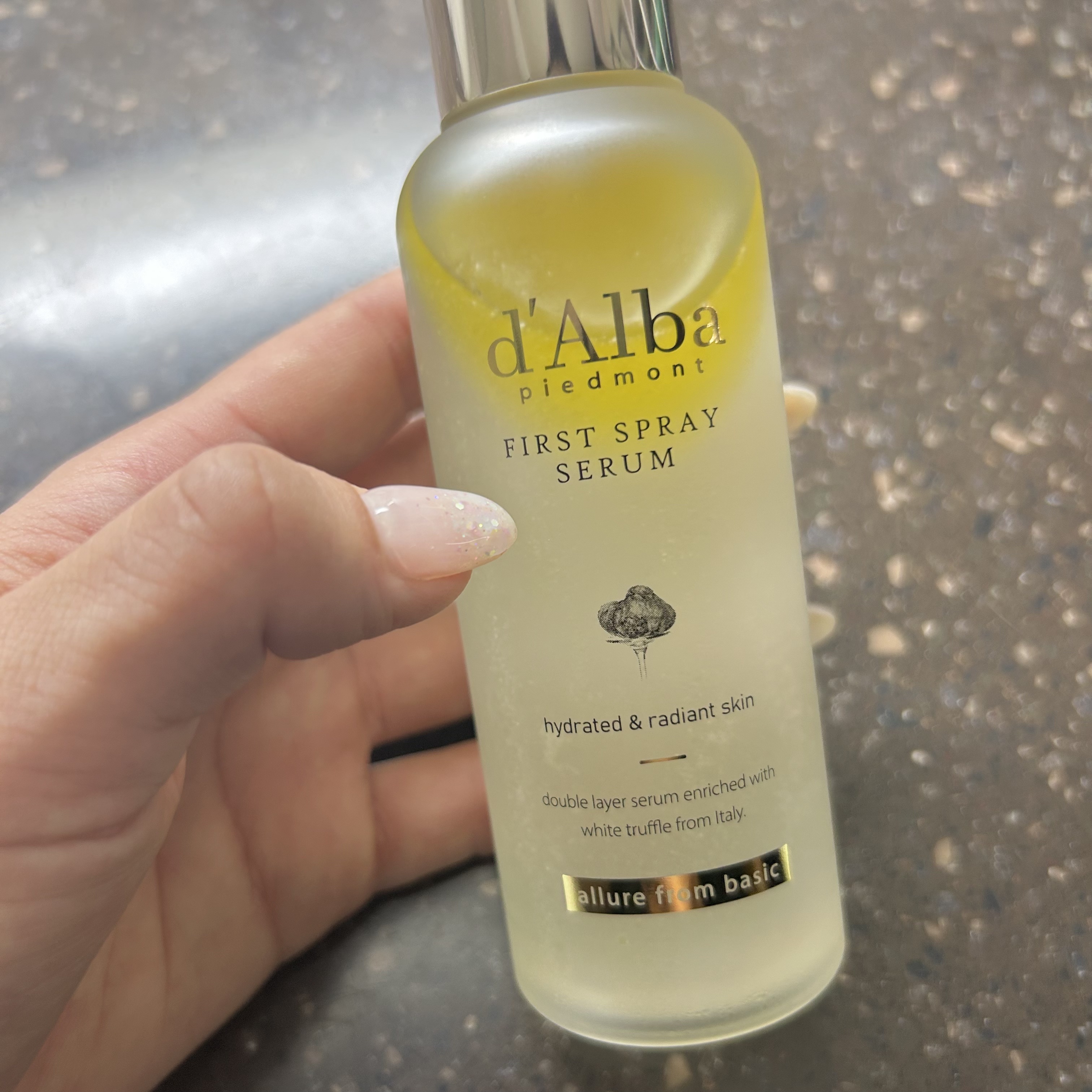 ダルバ ホワイトトリュフファーストスプレーセラム/ダルバ/ミスト状化粧水を使ったクチコミ（3枚目）