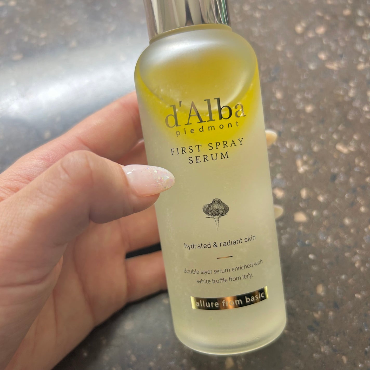ダルバ ホワイトトリュフファーストスプレーセラム/ダルバ/ミスト状化粧水を使ったクチコミ(3枚目)