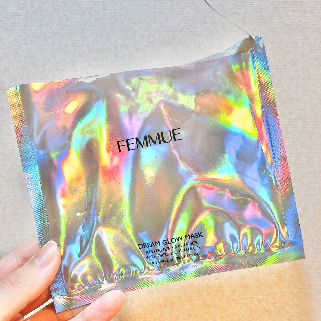 ドリームグロウマスク RR(透明感・キメ)/FEMMUE/シートマスク・パックを使ったクチコミ(1枚目)