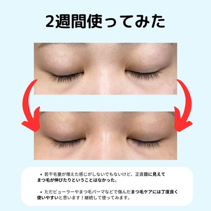 ロングアクティブアイラッシュセラム/COSNORI/まつげ美容液を使ったクチコミ(4枚目)