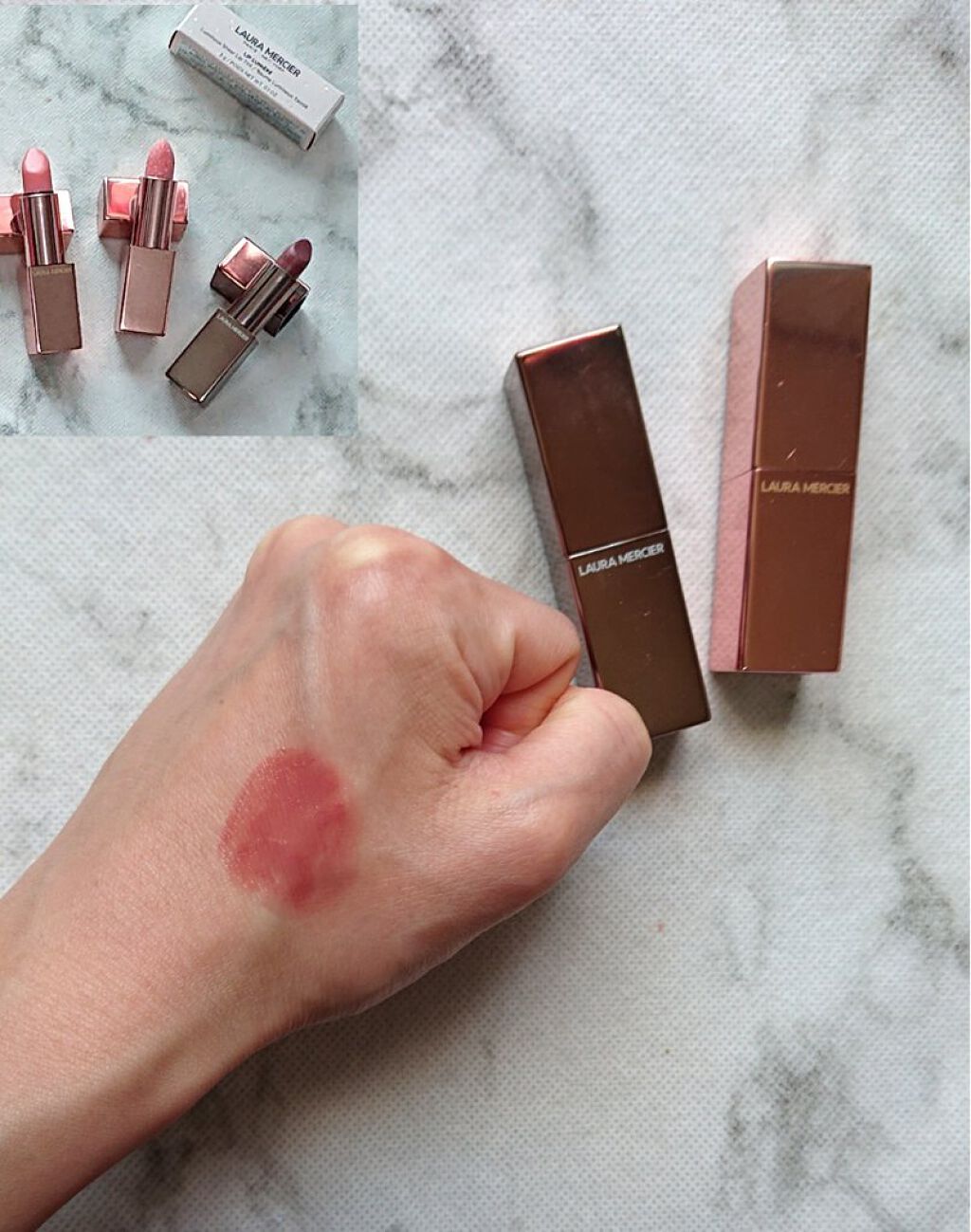 ルージュ エッセンシャル シルキー クリーム リップスティック/ローラ メルシエ/口紅を使ったクチコミ（3枚目）