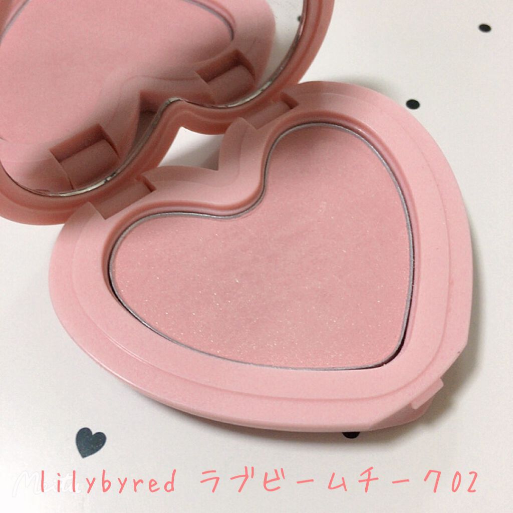 Luv Beam Cheek/lilybyred/パウダーチークを使ったクチコミ（2枚目）