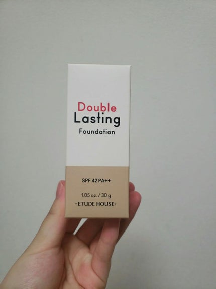 ダブルラスティング ファンデーション/ETUDE/リキッドファンデーションを使ったクチコミ(2枚目)