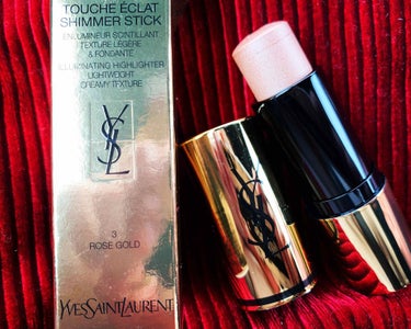 ラディアント タッチ シマー スティック 3 ローズ ゴールド /YVES SAINT LAURENT BEAUTE/ジェル・クリームチークを使ったクチコミ（1枚目）