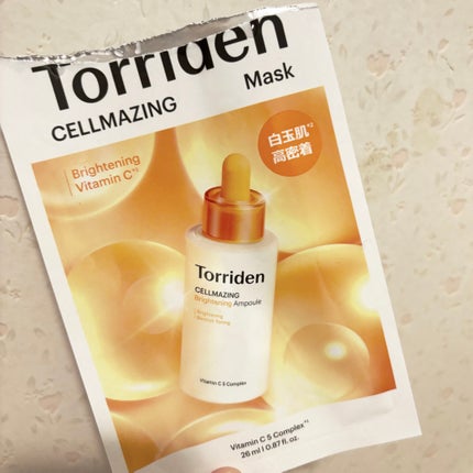 セルメイジング ビタC ブライトニングマスク/Torriden/シートマスク・パックを使ったクチコミ(1枚目)