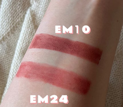 スーパーマットリップ&チークマッド/INTO U/口紅を使ったクチコミ(2枚目)