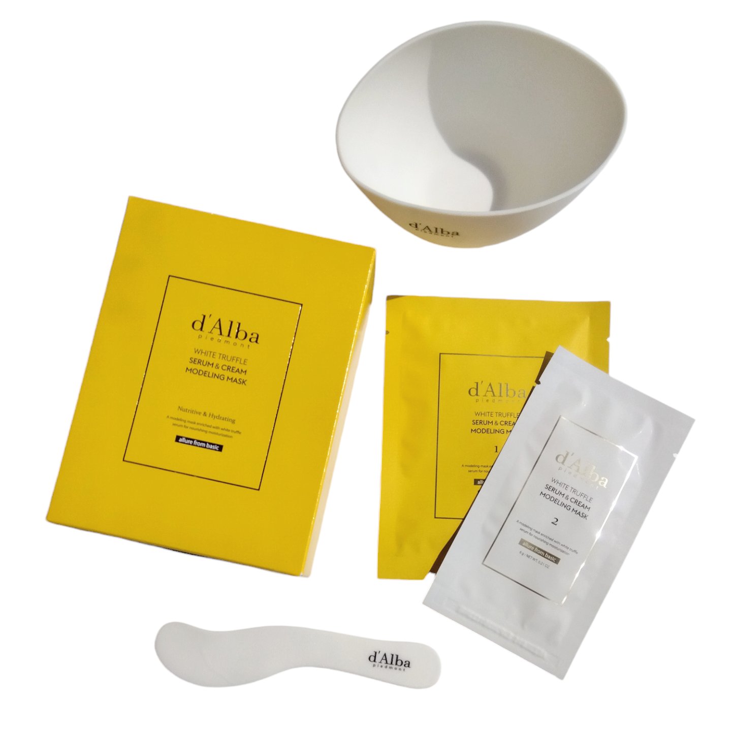 WHITE TRUFFLE SERUM & CREAM MODELING MASK/ダルバ/その他スキンケアを使ったクチコミ（1枚目）