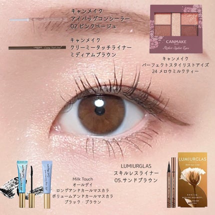 パーフェクトスタイリストアイズ/キャンメイク/アイシャドウパレットを使ったクチコミ(2枚目)