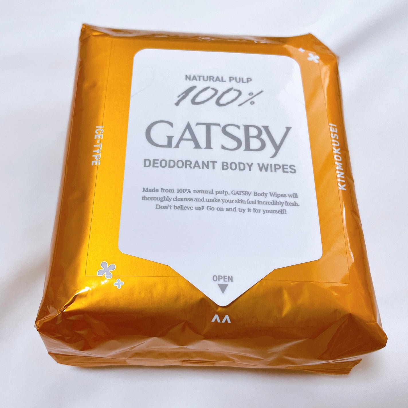 ボディペーパー キンモクセイの香り/ギャツビー/ボディシートを使ったクチコミ(5枚目)